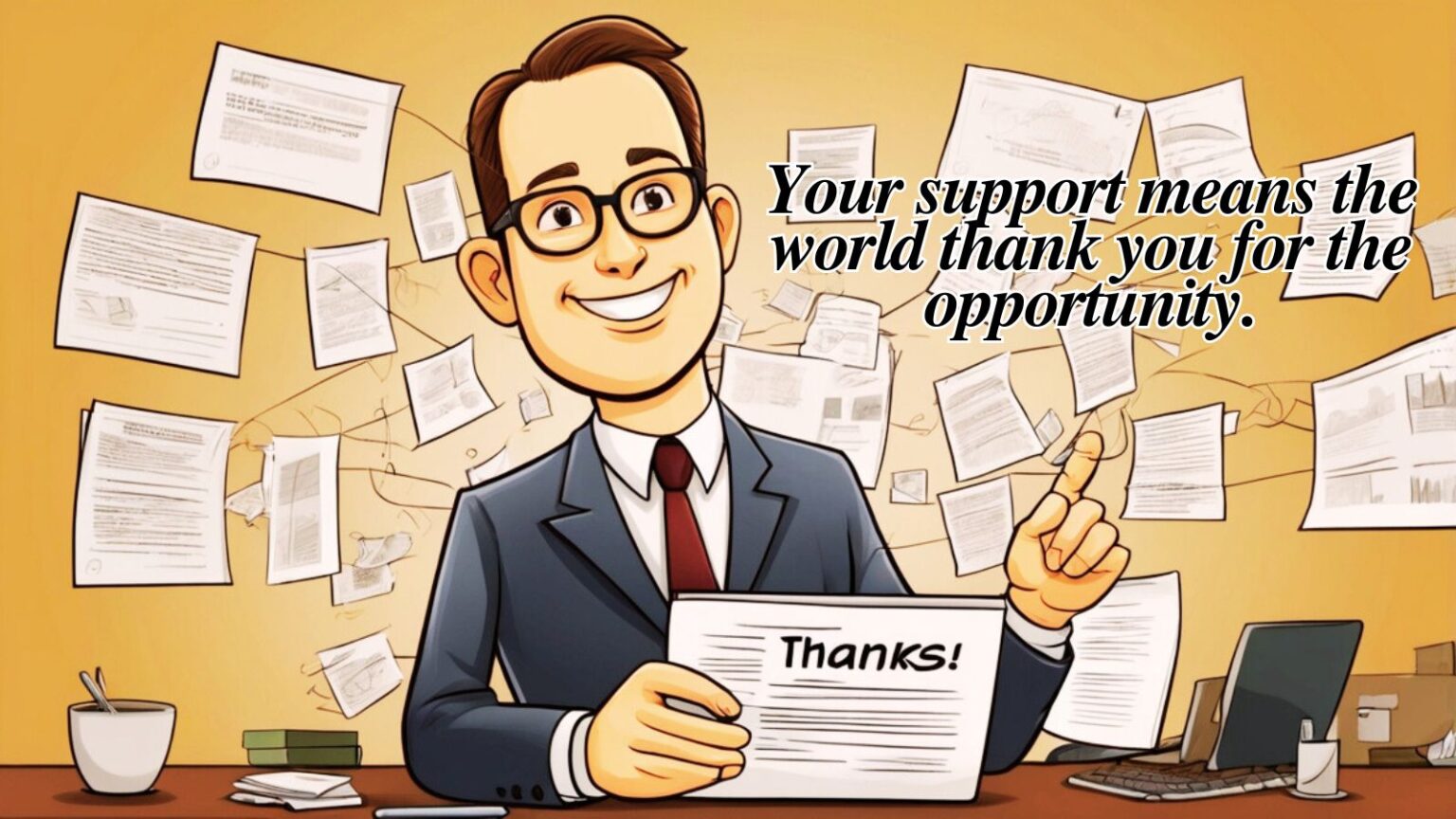TAKE THIS OPPORTUNITY TO THANK YOU visual data 3