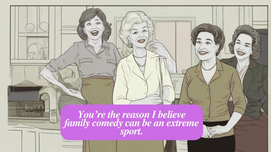 Funny things to say to your aunt