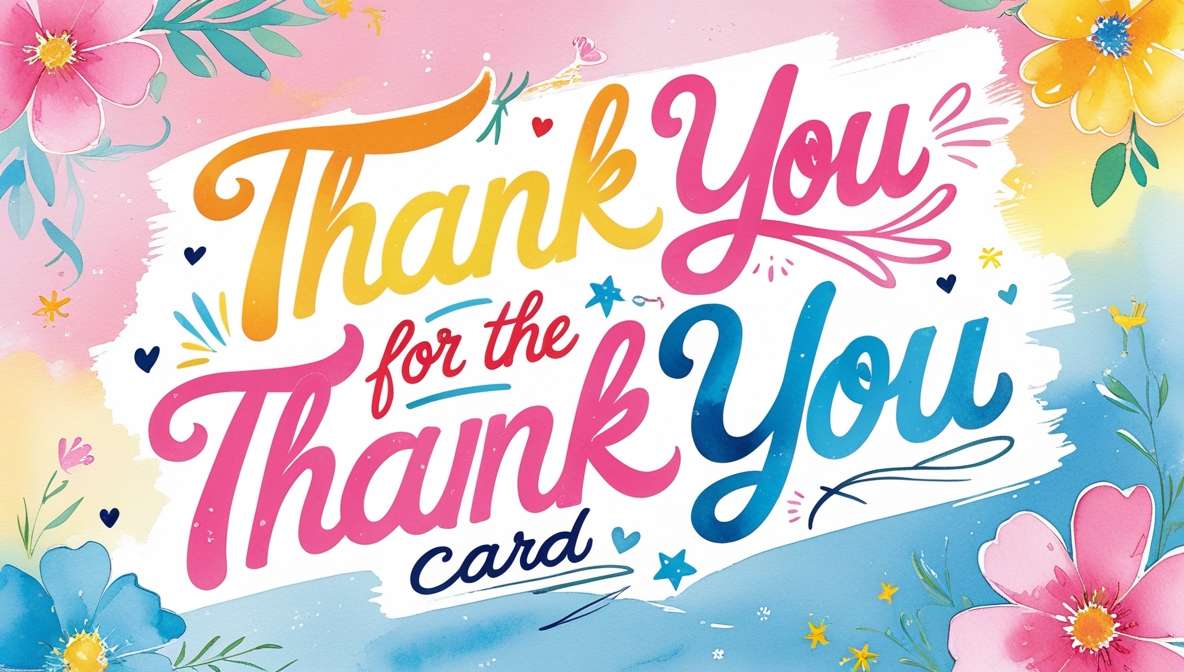 60+ Thank You For The Thank You Card Messages