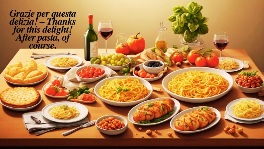 Thank you in Italian