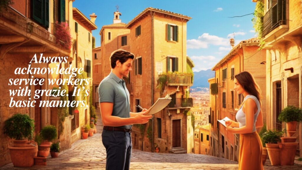 Thank you in Italian