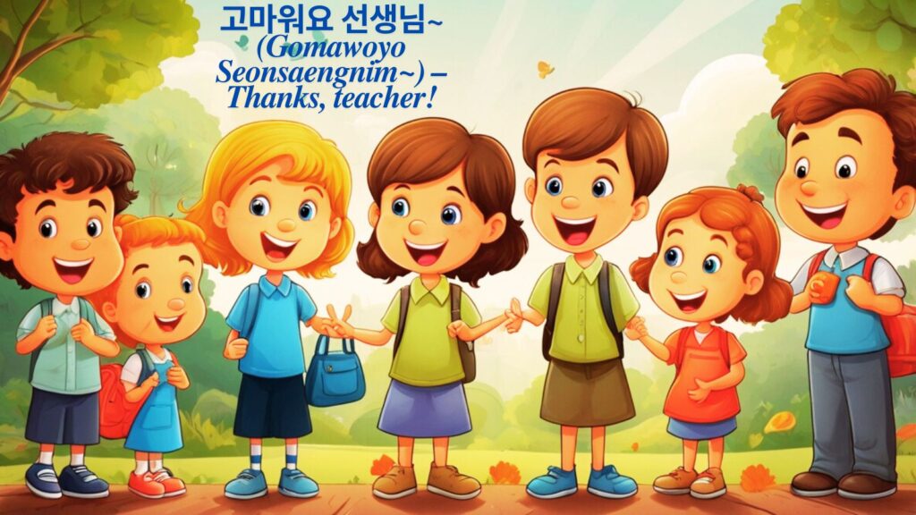 Thank you in Korean