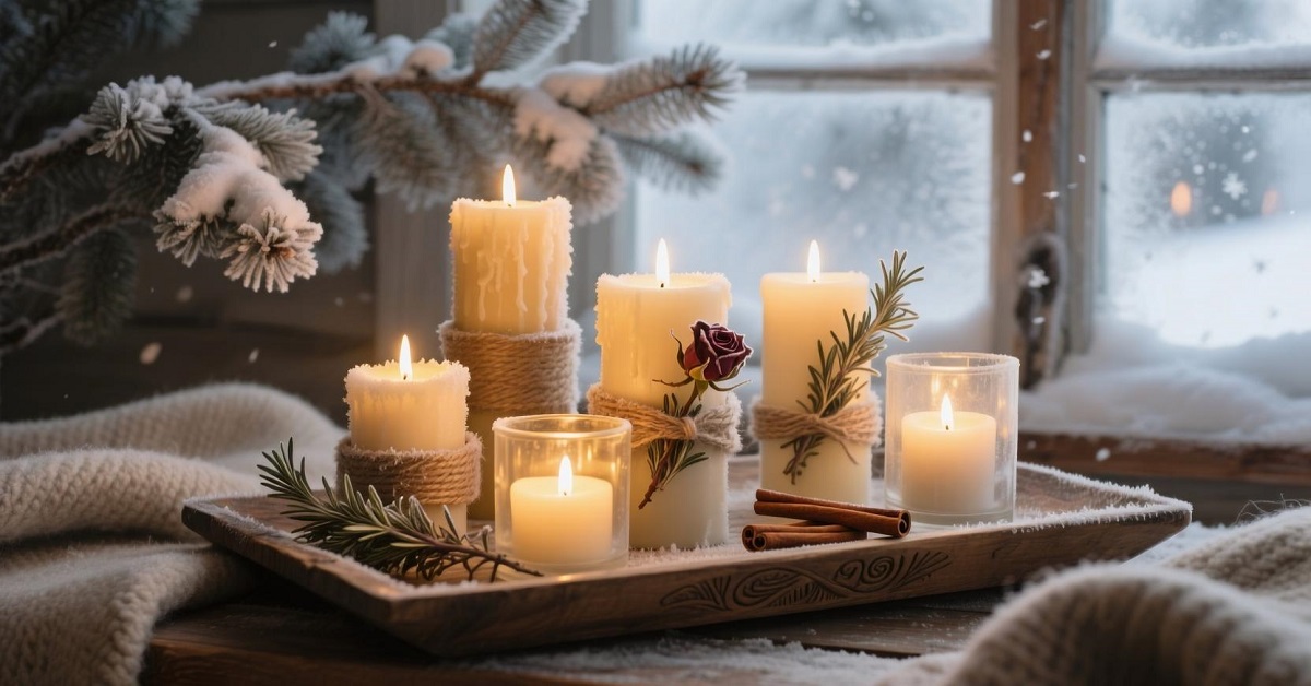 50+ Winter Candles to Make Winter Ambience Cosy and Warm