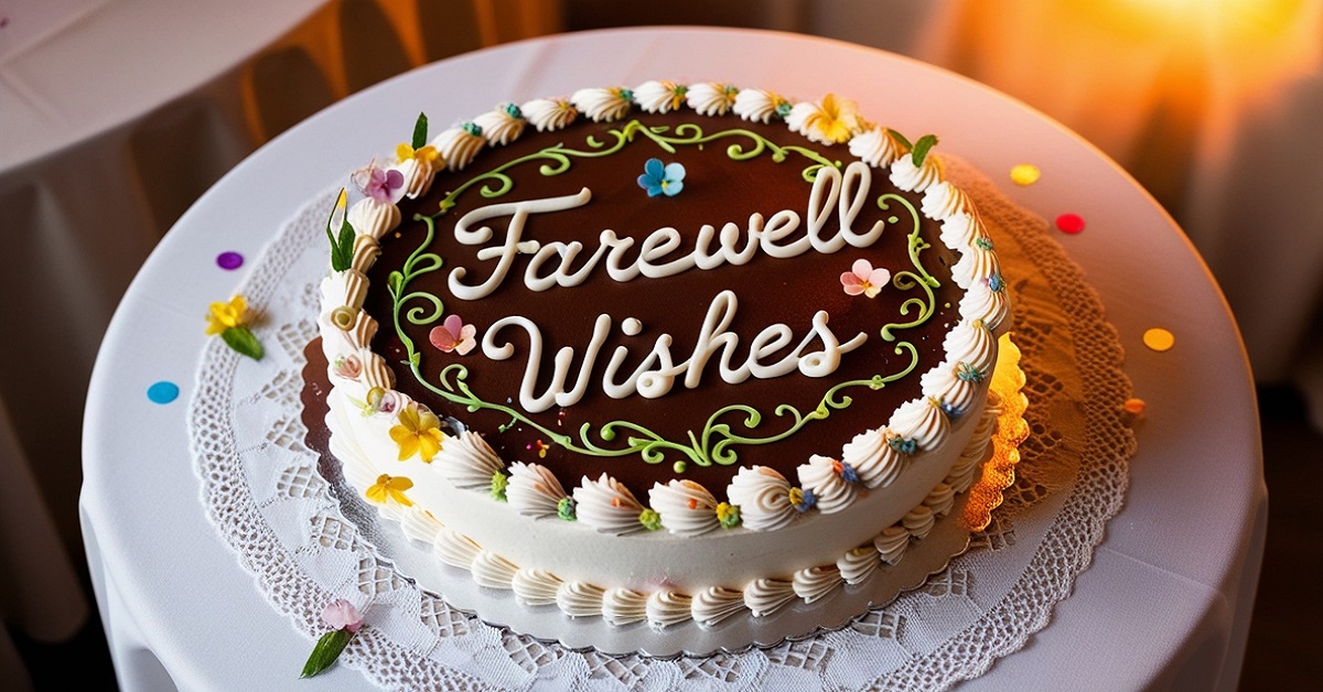 60+ Farewell Wishes On Cake Creative, Professional, Funny & Unique