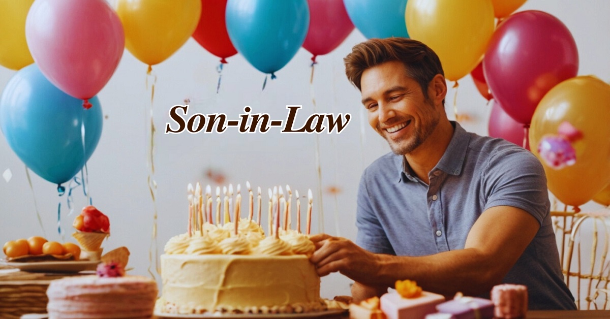 60+ Make Him Feel at Home Birthday Wishes for Son-in-Law
