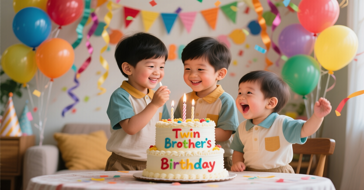 60+ Thoughtful and Creative Birthday Wishes for a Twin Brother