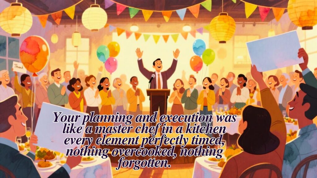 Thank You for Organising the Event