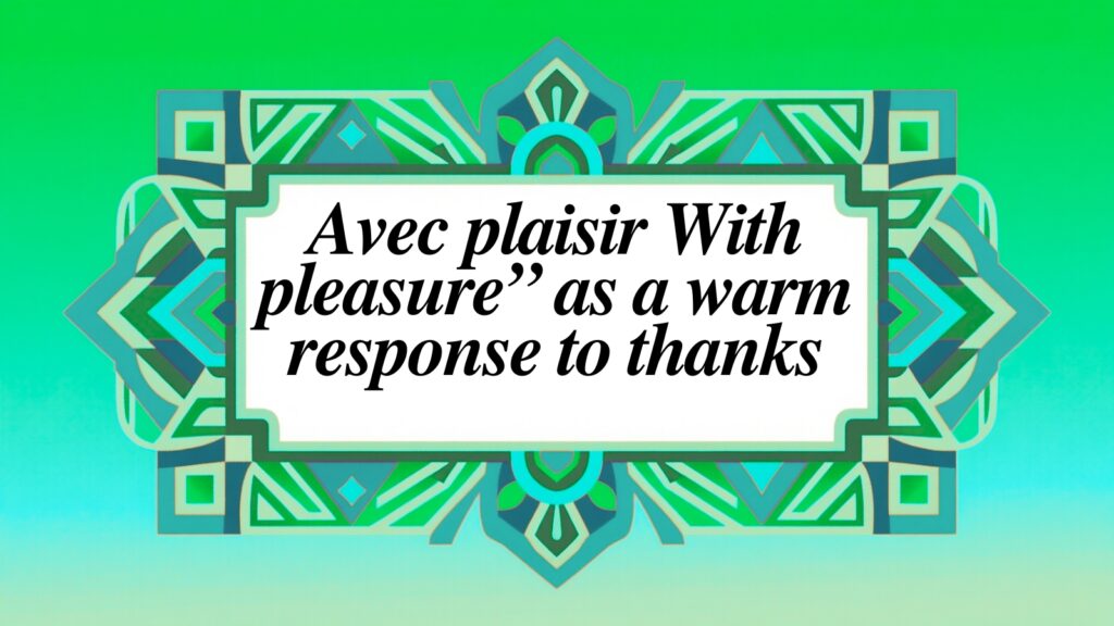 Thank you in French