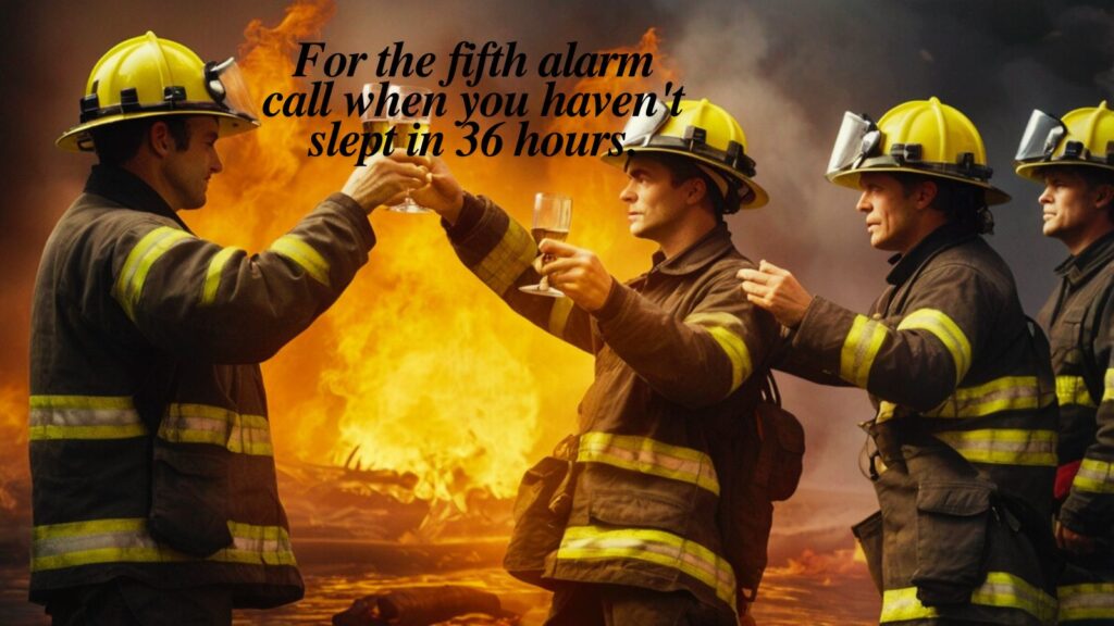 Thanks to firefighters