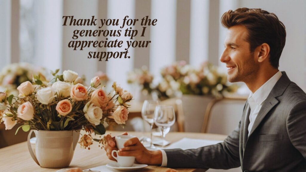 Thank you for the generous tip – I appreciate your support.
