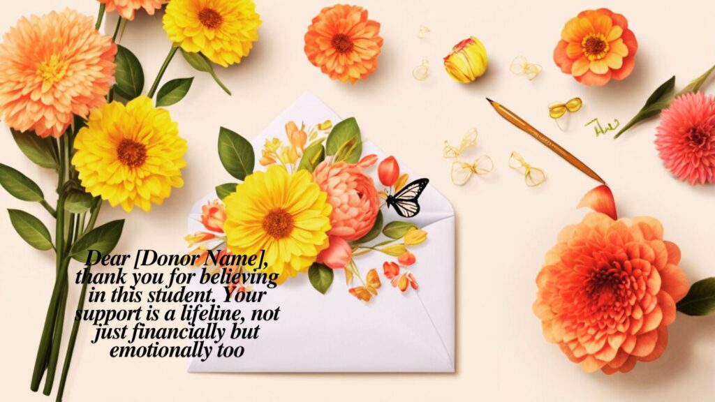 Scholarship Thank You Letters