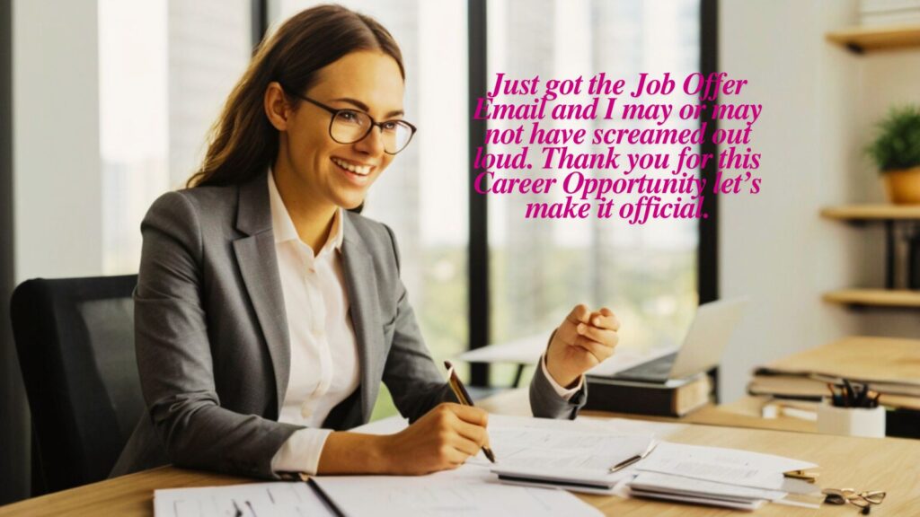 How to Respond to a Job Offer Email?