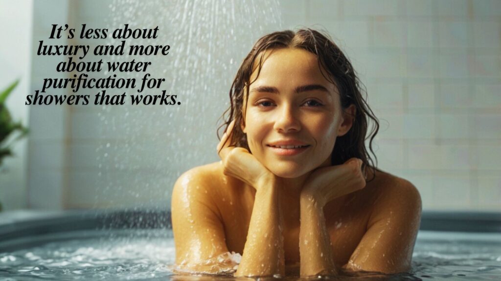 Filter with shower head