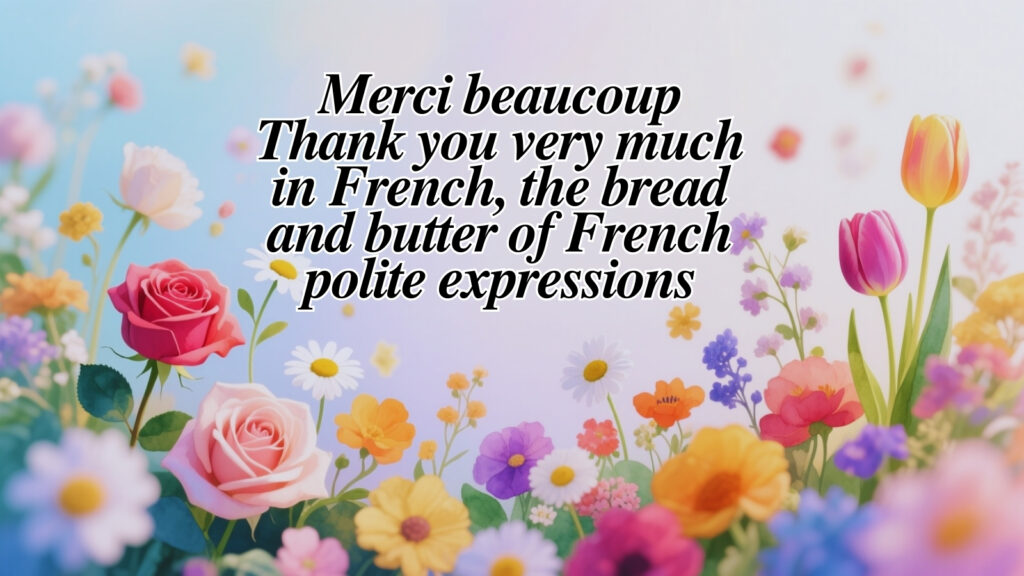Thank you in French