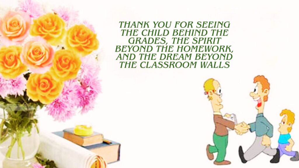 Thank You Teacher Messages From Parents