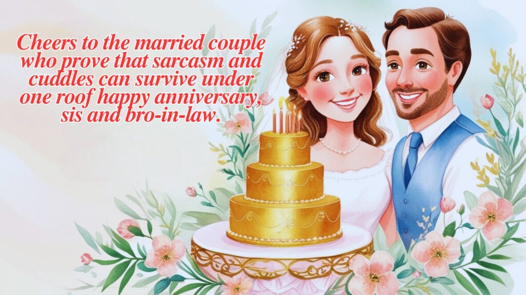 Wedding Anniversary Greetings for Sister
