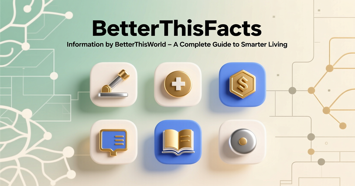 BetterThisFacts Information by BetterThisWorld A Complete Guide to Smarter Living