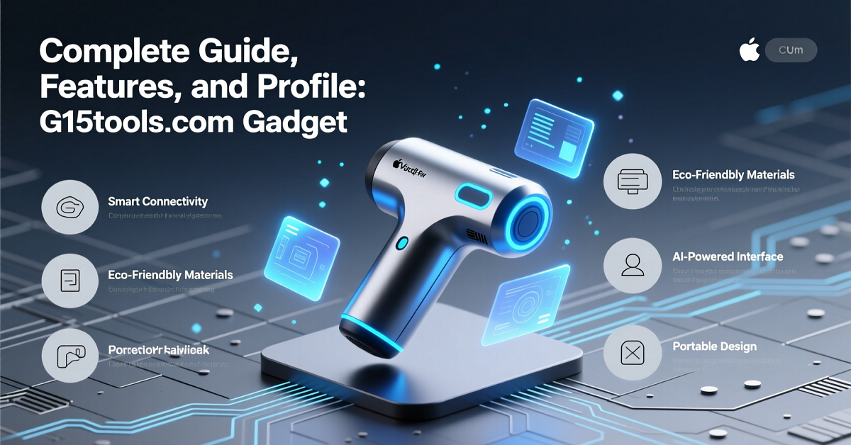 Complete Guide, Features, and Profile G15tools.com Gadget